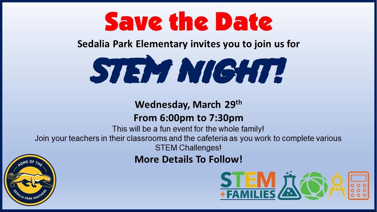 STEM NIGHT! Save the Date!